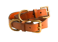 Bison Leather Tapered Collar Assortment