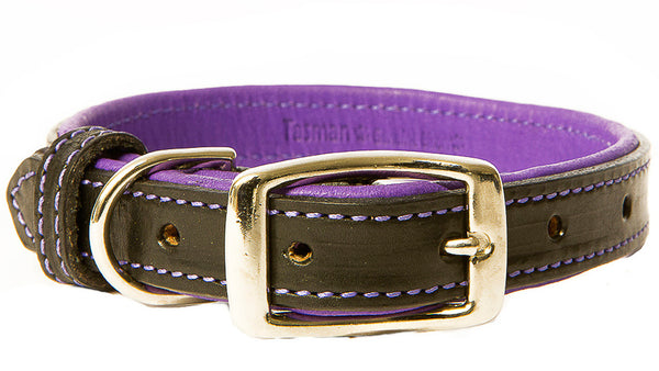 Bison & Elk Leather Dog Collar