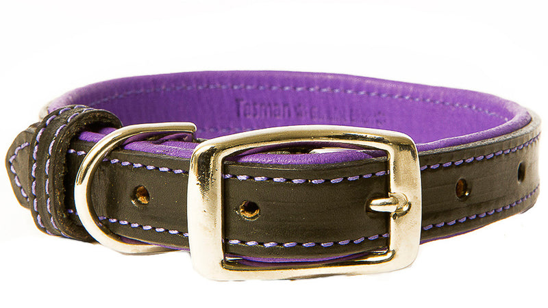 Bison & Elk Leather Dog Collar