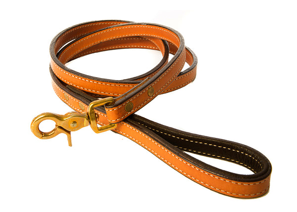 Bison Leather Lead
