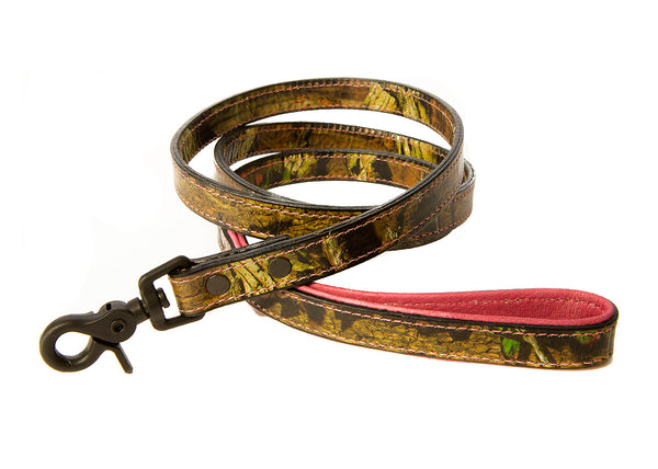 Camouflage Bison Leather Lead