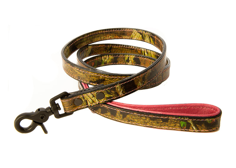 Camouflage Bison Leather Lead