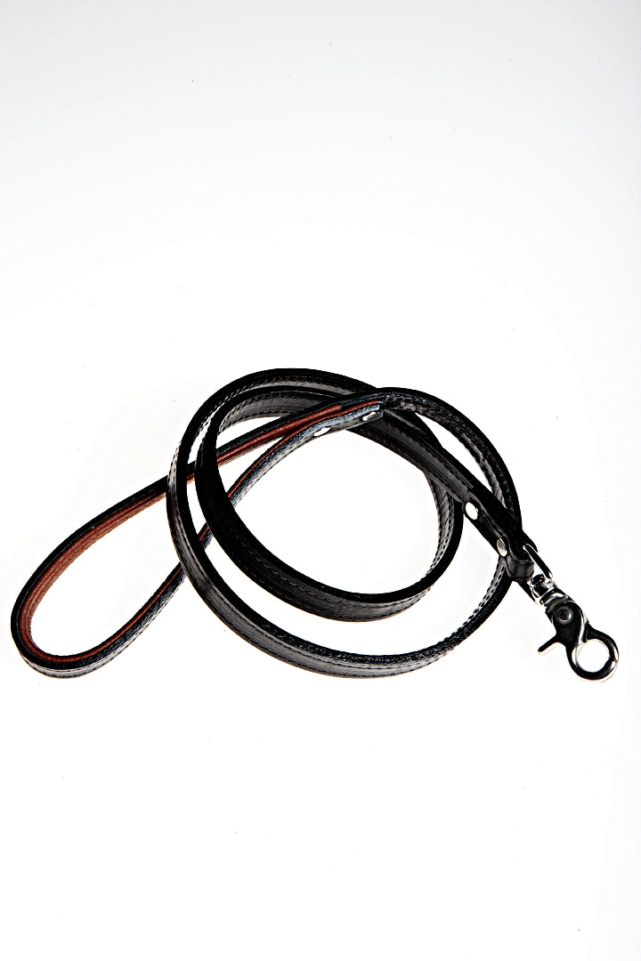 Bridle Tanned Bison & Elk Leather 5' Dog Leads
