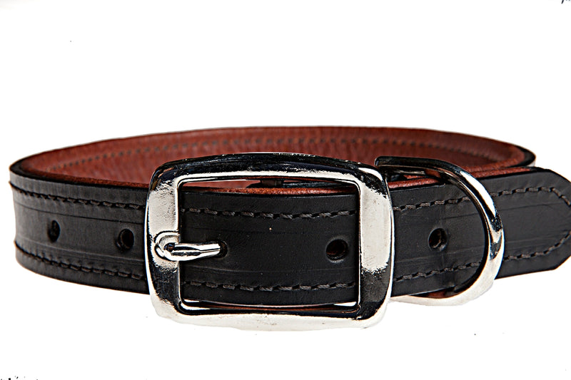 Bison & Elk Leather Dog Collar