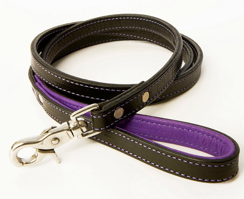 Bridle Tanned Bison & Elk Leather 5' Dog Leads