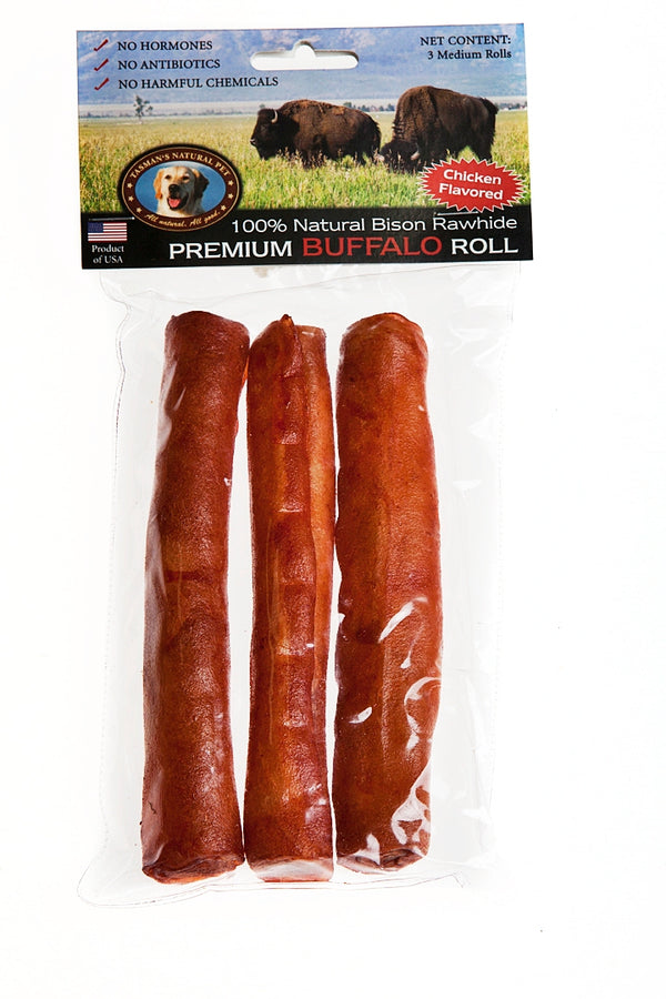 Chicken Flavored Bison Roll - Multiple Sizes