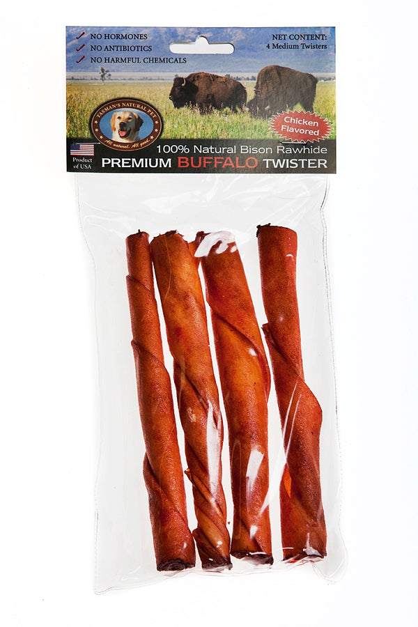 Chicken Flavor Medium Twisters Retailer Case - 18 Count
