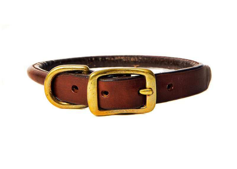 Rolled Collar Front Walnut